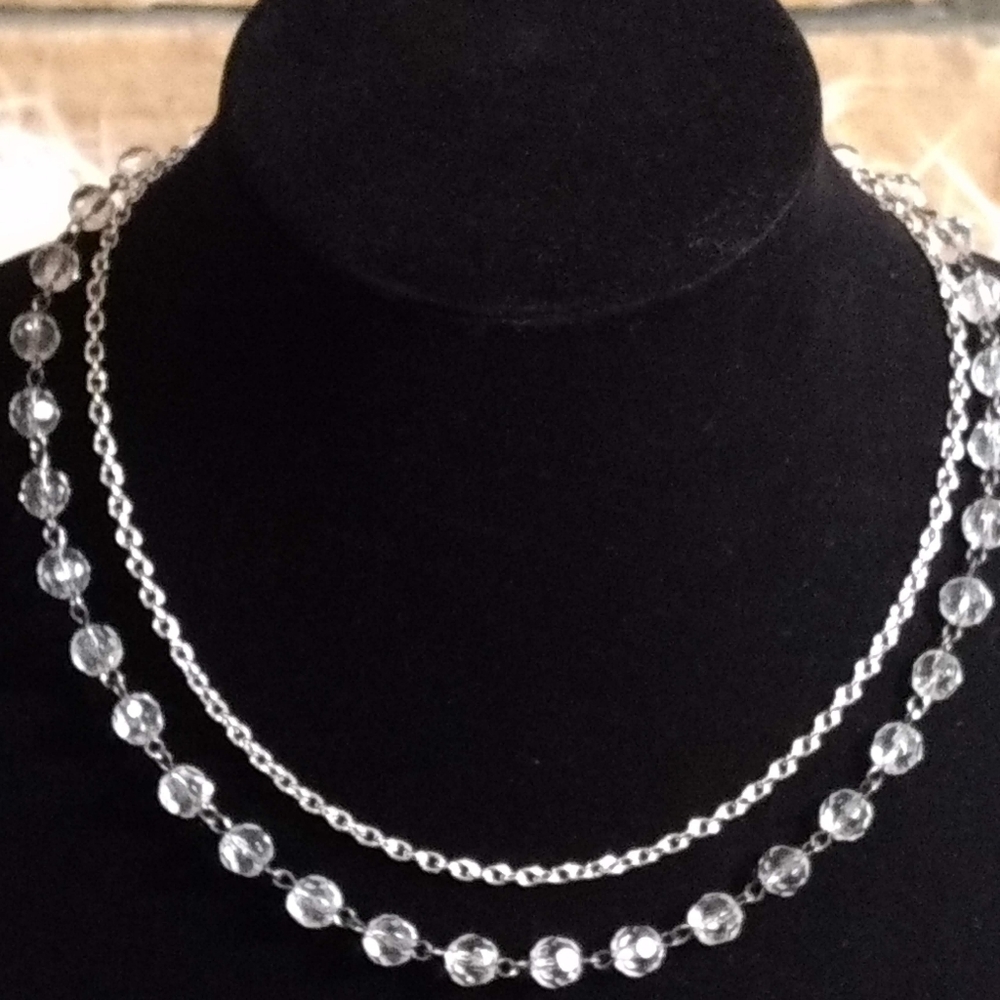 5/$25 2 chained necklace high quality